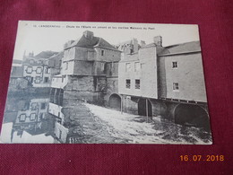 Delcampe - CPA - Landerneau - Chute De L'Elorn En Amont Et Les Vieilles Maisons Du Pont - Landerneau