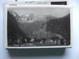 Delcampe - Zwitserland Schweiz Suisse  BE Dorf Wengen Gegen Breithorn - Wengen
