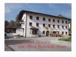 Jolie CPM Coul. Stans (Tyrol, Autriche), Gasthof Zum Alten Marschall, Années 1970 - Schwaz