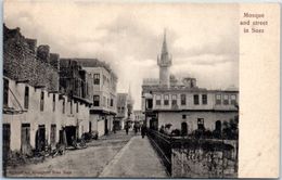 Delcampe - AFRIQUE -- EGYPTE - SUEZ - Mosqué And Street - Sues