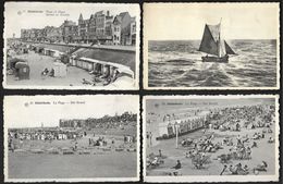 Delcampe - 4 Cartes Vues De Middelkerke (Lot 882) - Middelkerke