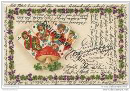 Delcampe - Spielkarten - Skatblatt - Spielkarten - Pilz - Klee - Veilchen - Spielkarten