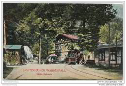 Delcampe - Lichtenhainer Wasserfall - Strassenbahn Ca. 1910 - Sebnitz