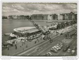 Delcampe - Hamburg - Alsterpavillon Am Jungfernstieg - Foto-AK Grossformat - Mitte