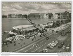 Hamburg - Alsterpavillon Am Jungfernstieg - Foto-AK Grossformat - Mitte