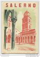 Salerno 50er Jahre - Faltblatt Mit 14 Abbildungen Teilweise Illustriert A. Pezzini - Text Italienisch - Italia