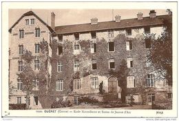 Delcampe - 23  GUERET -   Ecole Notre  Dame Et Statue De Jeanne D,arc - Guéret