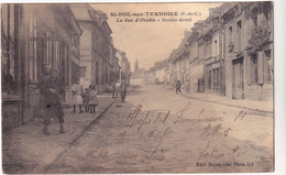 Delcampe - 62 SAINT POL SUR TERNOISE - Rue Hesdin  Carte Du Soldat Michel Voizart Hopital Temporaire H  - CPA  9,5x14 N/B  BE - Saint Pol Sur Ternoise