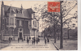 Delcampe - 62 SAINT POL SUR TERNOISE - Entrée Rue De Fruges  - CPA  9,5x14 N/B  BE - Saint Pol Sur Ternoise
