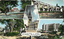 Delcampe - -dpts Div.-ref-AB326- Hauts De Seine - Chatillon - Souvenir De .. - Multi Vues Dont L O.n.e.r.a. - Onera - Cite - Cites - Châtillon