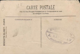 Delcampe - 18 - CACHET EPICERIE RALINEAU  A HENRICHEMONT - PUBLICITE BISCUITS OLIBET LABORATOIRE PARIS - Henrichemont