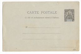 MARTINIQUE - CARTE ENTIER POSTAL TYPE GROUPE - Storia Postale