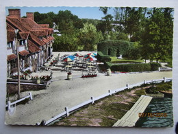 Delcampe - CP 41 NOUAN Le FUZELIER  Vers Lamotte Beuvron  - Hôtel Restaurant  Terrasse De L'étang De Villiers - Lamotte Beuvron