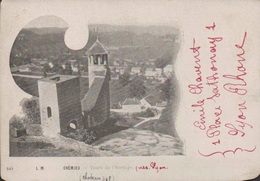 Delcampe - 38 - CRÉMIEU - TOUR DE L'HORLOGE -  Tour St-Hippolyte CHATEAU - - Crémieu