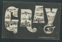 Delcampe - GRAY MULTIVUE   -     Lib A. BERGERET - Gray - Zbc12 - Gray