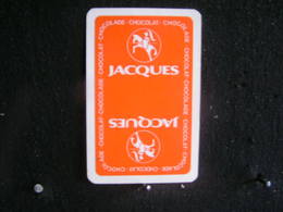 Playing Cards / Carte A Jouer / 1 Dos De Cartes, Inscription  Publicitaire / Chocolat Jacques Eupen , Liège - Autres & Non Classés