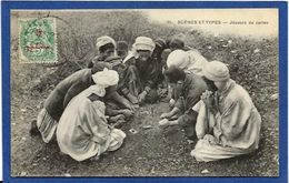 Delcampe - CPA Algérie Jeu De Cartes Carte à Jouer Circulé - Spielkarten