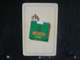 Playing Cards / Carte A Jouer / 1 Dos De Cartes, Inscription  Publicitaire / Cigarettes - Sigaretten - ST. MICHEL - Sigarettenhouders
