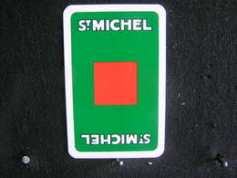 Playing Cards / Carte A Jouer / 1 Dos De Cartes, Inscription  Publicitaire / Cigarettes - Sigaretten - ST. MICHEL - Fume-Cigarettes