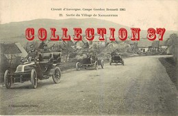 ☺ ♦♦ COUPE GORDON BENNETT 1905 - SORTIE Du VILLAGE De NASSAGETTES - RALLYE AUTOMOBILE - VOITURE - Rallyes