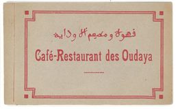 Delcampe - Carnet 8 Cpa Café Restaurant Des Oudaya , Rabat - Rabat