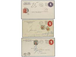 5585 ESTADOS UNIDOS. 1909-46. 3 Covers With Swiss Postage Due Stamps. - Sonstige & Ohne Zuordnung