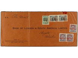 5587 ESTADOS UNIDOS. 1925. NEW YORK To BOGOTA. Large Comercial Cover Sent Via SCADTA Air Mail With Special Stamps Of <B> - Sonstige & Ohne Zuordnung