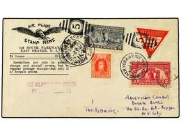 5588 ESTADOS UNIDOS. 1926 (22-V). <B>AIR MAIL. FIRST FLIGHT. </B>NEW YORK To BUENOS AIRES Flight By The Pilot Don Duggam - Sonstige & Ohne Zuordnung