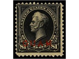 5595 ** ESTADOS UNIDOS. Sc.12. 1899. <B>CANAL ZONE. 1 Dollar</B> Black, Never Hinged. Scott.700$. - Other & Unclassified