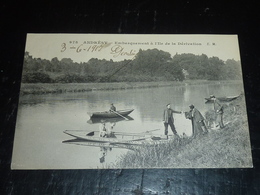 Delcampe - ANDRESY - EMBARQUEMENT à L'ILE DE LA DERIVATION - 78 YVELINES (AA) - Andresy