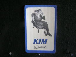 Playing Cards / Carte A Jouer / 1 Dos De Cartes, Inscription  Publicitaire / Cigarettes Kim Spicial - Reclame-artikelen