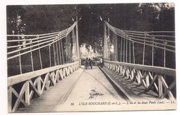 Delcampe - L'ile Bouchard L'ile Et Les Deux Ponts - L'Île-Bouchard