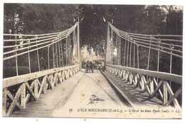 Delcampe - L'ile Bouchard , L'ile Et Les Deux Ponts -- - L'Île-Bouchard
