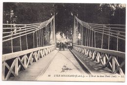 Delcampe - L'ile Bouchard , L'ile Et Les Deux Ponts --- - L'Île-Bouchard