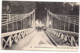Delcampe - L'ile Bouchard , L'ile Et Les Deux Ponts ---- - L'Île-Bouchard