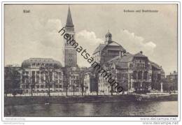 Delcampe - Kiel - Rathaus Und Stadttheater - Kiel