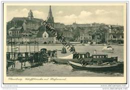 Flensburg - Schiffbrücke Mit Hafenamt 40er Jahre - Flensburg