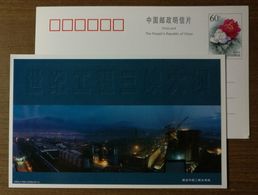 Delcampe - The Biggest Hydropower Station Dam In Construction,China 2001 Sanxia Hydro Power Station Advertising Pre-stamped Card - Eau