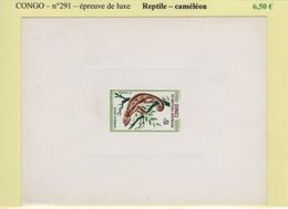 Congo - Epreuve De Luxe - N°291 - Reptile - Cameleon - Otros & Sin Clasificación