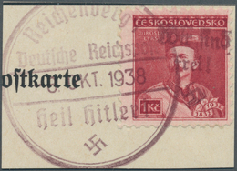 00176 Sudetenland - Reichenberg: Gedenkausgabe "100. Geburtstag Von Miroslav Tyr?" 1 K? Karminrot Mit Hand - Région Des Sudètes