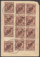 00327 China - Besonderheiten: German Fieldpost In China: 1901, Overprint Issue 50 Pfg., Block Of 8 And Ver - Sonstige & Ohne Zuordnung