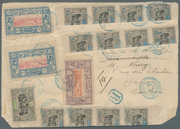 00485 Französische Somaliküste: 1901 Large Registered Cover (opened For Display) To Hanoi, French Lndochin - Used Stamps