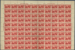 00519 Vereinigte Staaten Von Amerika: THE RECENTLY DISCOVERED  UNIQUE COMPLETE PANE OF 100 OF THE USA $2.0 - Sonstige & Ohne Zuordnung