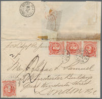 00546 Argentinien: 1869 Quadruple Rate Cover From Buenos Aires To London Via Belgium By The Packet SS "Cit - Otros & Sin Clasificación