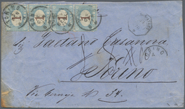 00547 Argentinien: 1870 Cover From Buenos Aires To Torino, Italy Were It Arrived Without An Adhesive (lost - Sonstige & Ohne Zuordnung