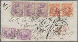 00552 Argentinien: 1876 Triple-rate Cover From Buenos Aires To London Per S/s "Cotopaxi" Via Liverpool, Fr - Otros & Sin Clasificación