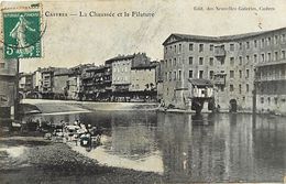Delcampe - -dpts Div.-ref-AB310- Tarn - Castres - La Chaussée Et La Filature - Filatures - Industrie - Laveuse - Laveuses - Lavoir - Castres