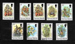 Delcampe - Cayman Islands, 1980 Wildlife Series To 50c Used Plus 5c MM (6789) - Iles Caïmans