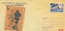 Delcampe - 6564FM- GRAPHICS, IT, COMPUTERS, COVER STATIONERY, 2005, ROMANIA - Informatique