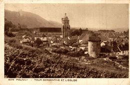 Delcampe - POLIGNY TOUR SERGENTINE ET L EGLISE - Poligny
